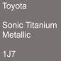 Preview: Toyota, Sonic Titanium Metallic, 1J7.